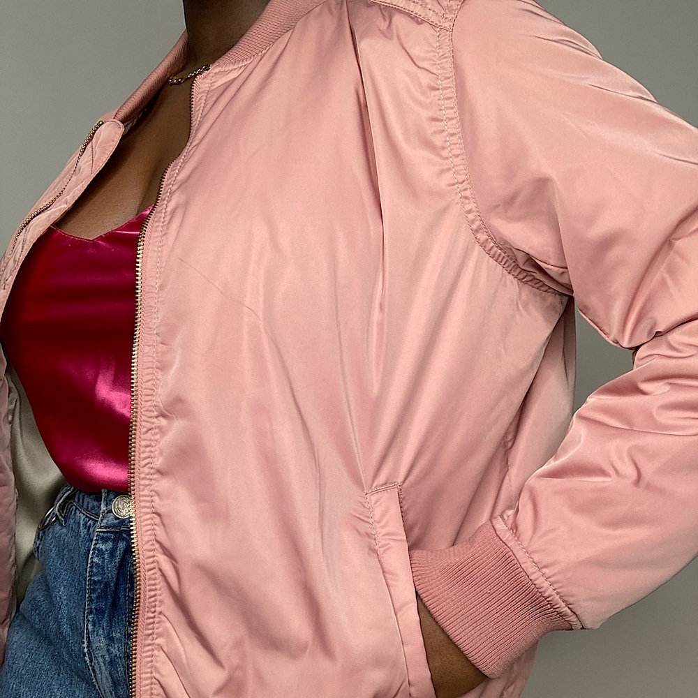 Old Navy Pink bomber jacket 😻